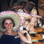 Hen : Sunbathing and Mexican : Mexican Party Night