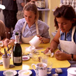 Hen : Pottery Painting details...